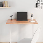 Tabletop 80x50x(2-4) cm treated solid oak light brown