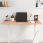 Tabletop 100x50x2 cm treated solid oak light brown