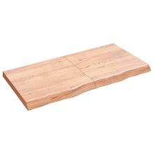 Tafelblad 20X60X(2-6)Cm Behandeld Massief Eikenhout Lichtbruin 120 x 60 x 6 cm