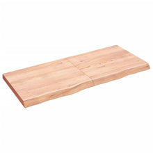 Tafelblad 40X60X(2-6)Cm Behandeld Massief Eikenhout Lichtbruin 140 x 60 x 6 cm