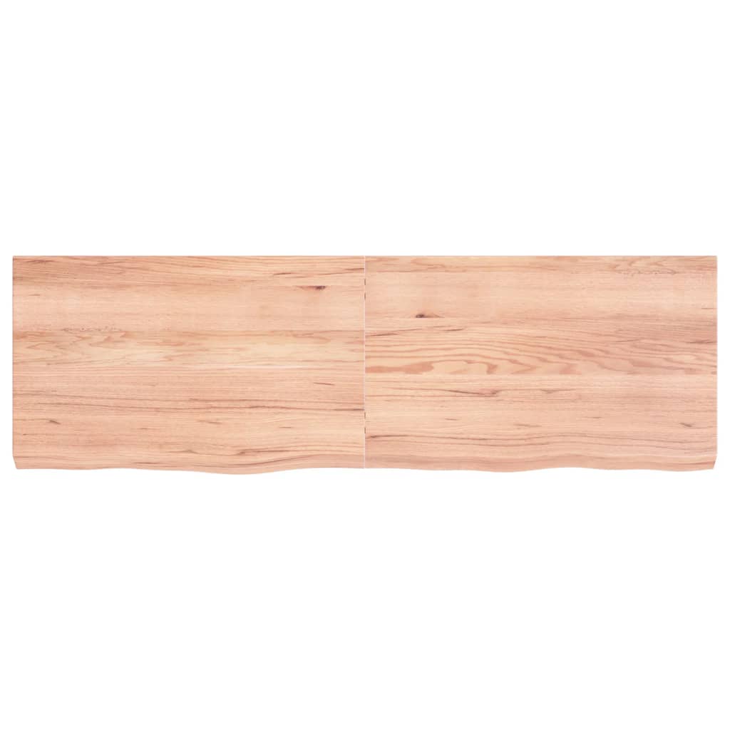 Tafelblad 60X50X(2-6)Cm Behandeld Massief Eikenhout Lichtbruin 160 x 50 x 6 cm