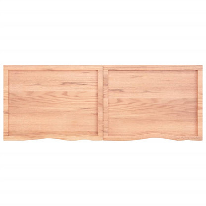 Tafelblad 60X60X(2-4)Cm Behandeld Massief Eikenhout Lichtbruin 160 x 60 x 4 cm