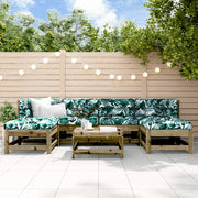 Loungeset 7-delig geïmpregneerd grenenhout