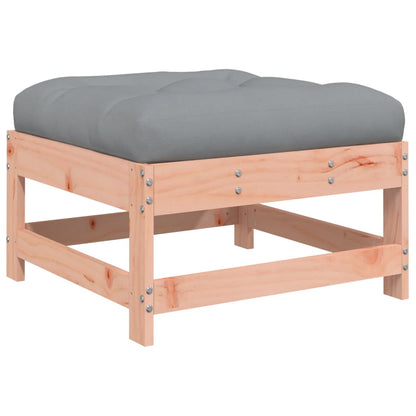 -Delige Loungeset Met Kussens Massief Douglashout Natuurlijk douglashout