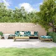 Loungeset 5-delig geïmpregneerd grenenhout