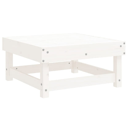 -Delige Loungeset Massief Grenenhout Wit