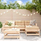 Loungeset 5-delig massief grenenhout