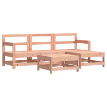 -Delige Loungeset Massief Douglashout Natuurlijk douglashout