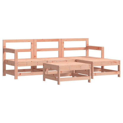-Delige Loungeset Massief Douglashout Natuurlijk douglashout