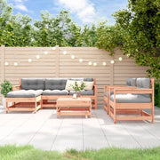 7-piece Douglas Fir Solid Wood Lounge Set