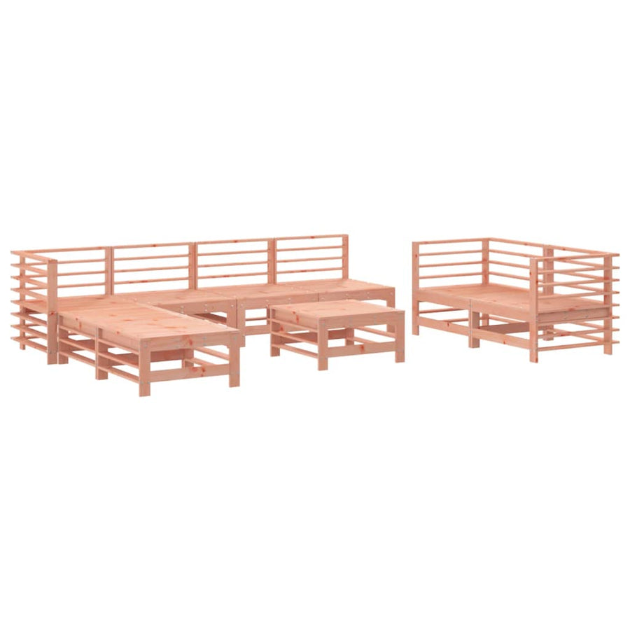 -Delige Loungeset Massief Douglashout Natuurlijk douglashout