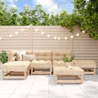 6-piece Lounge Set Solid Pine Wood