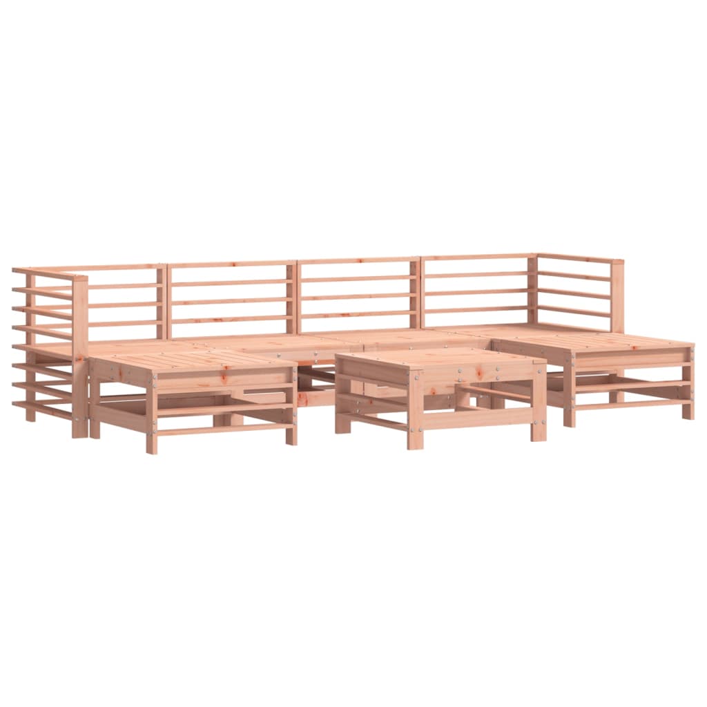 -Delige Loungeset Massief Douglashout Natuurlijk douglashout