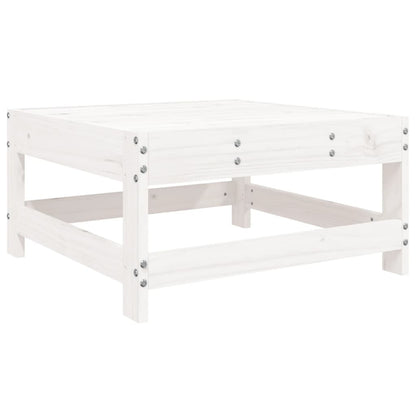7-delige Loungeset massief grenenhout wit Wit grenenhout