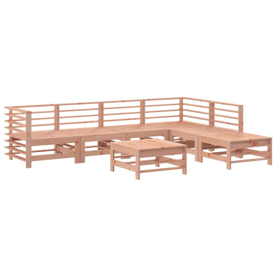 -Delige Loungeset Massief Douglashout Natuurlijk douglashout