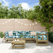 6-piece Lounge Set Impregnated Pine Wood