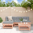5-piece Lounge set solid Douglas fir wood
