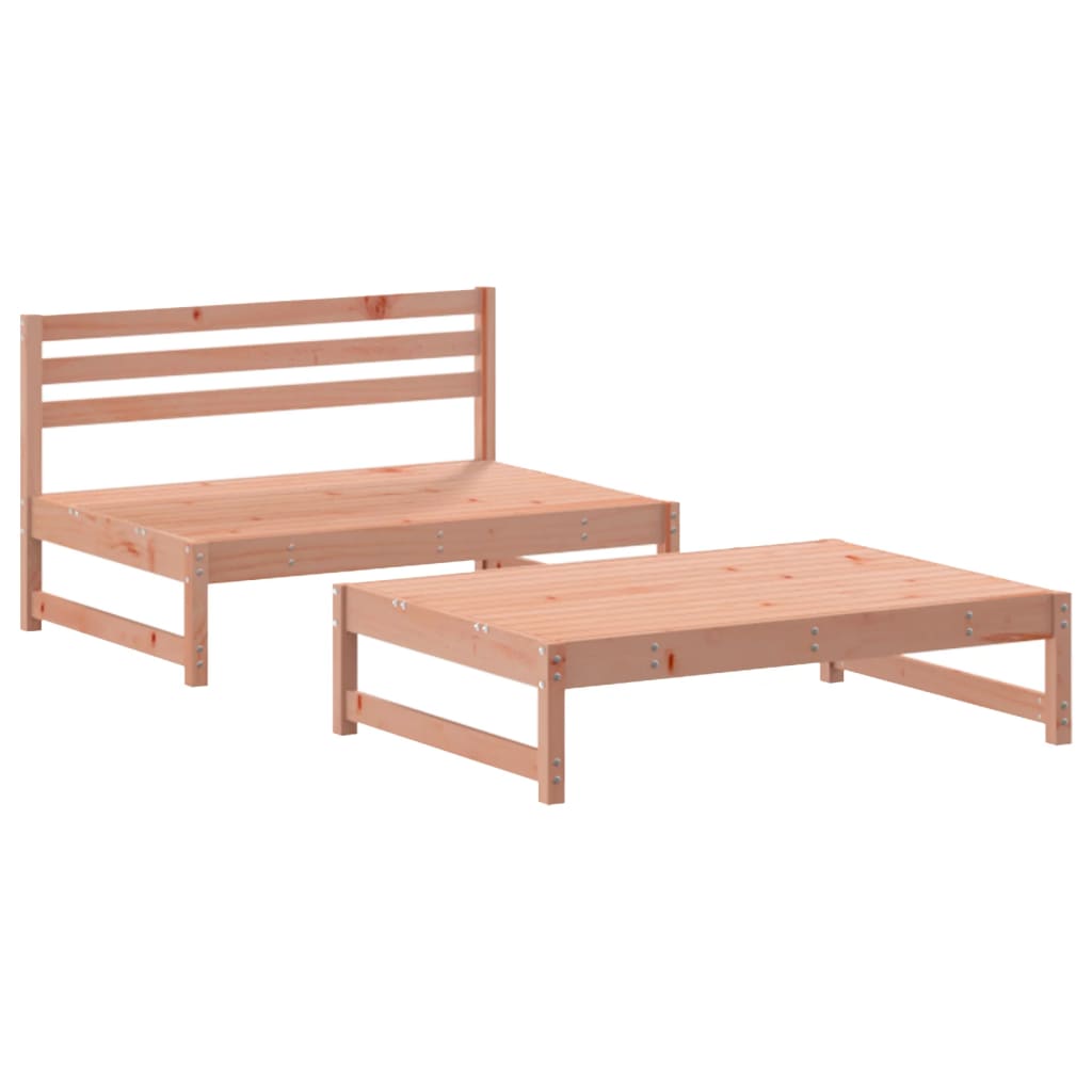 -Delige Loungeset Massief Douglashout Natuurlijk douglashout