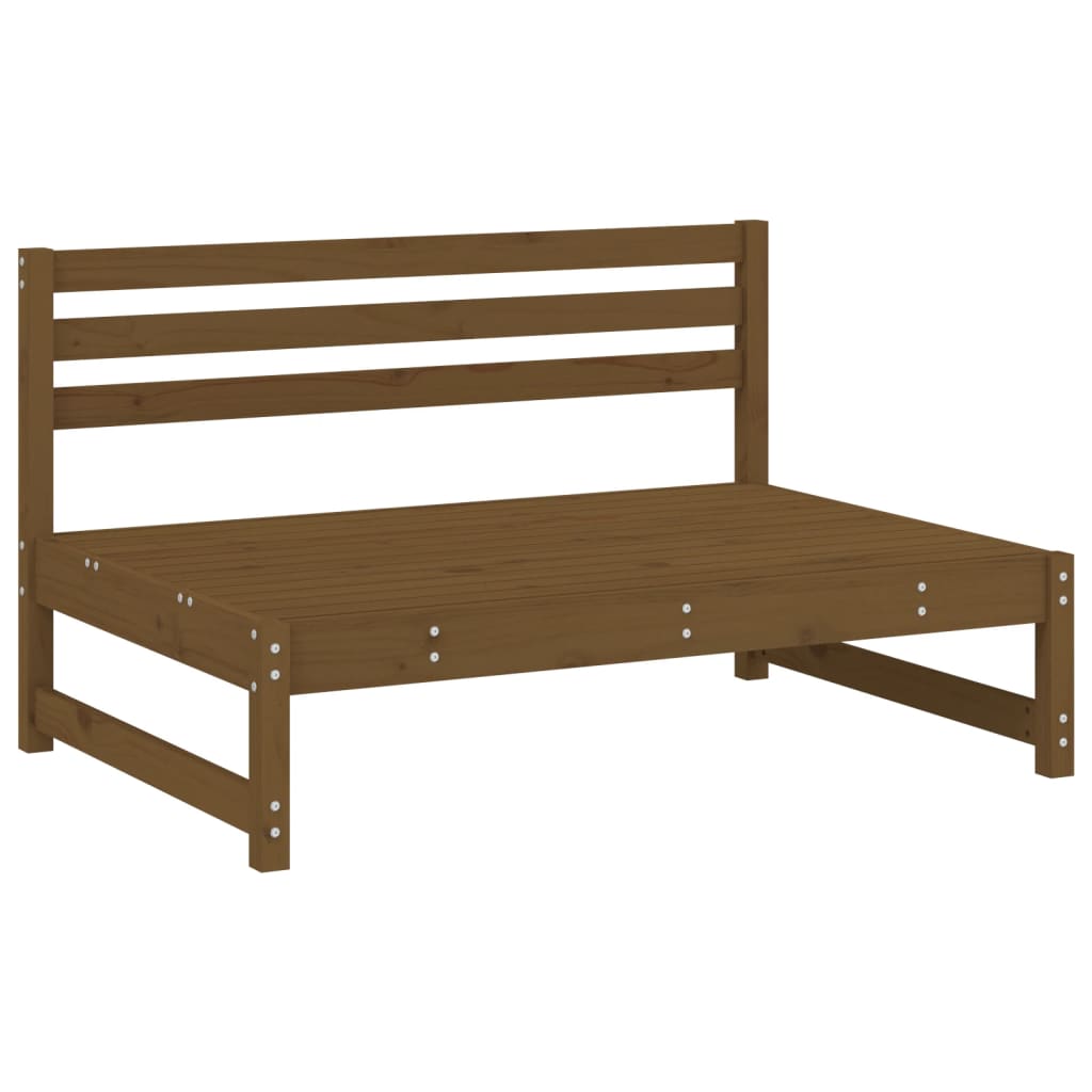 -Delige Loungeset Massief Grenenhout Honingbruin Honingbruin grenenhout