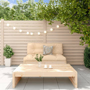 Loungeset massief grenenhout 2-delig