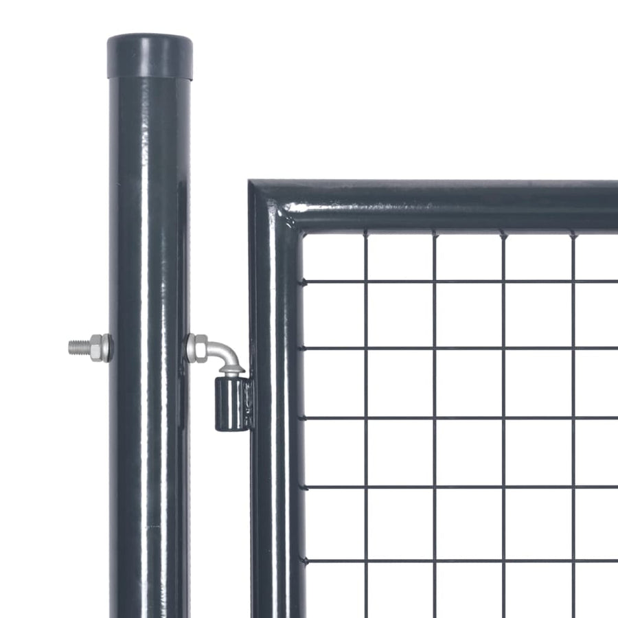 Poort Draadgaas 300X175 Cm Staal Antracietkleurig