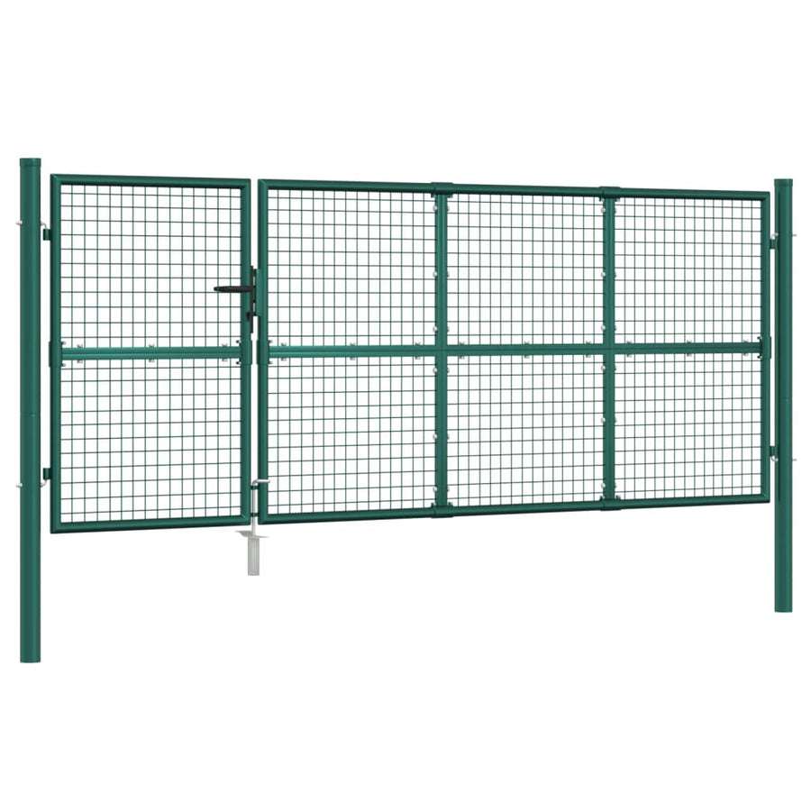 Tuinpoort Gaas En Gegalvaniseerd Staal 350 x 175 cm