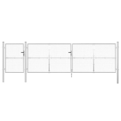 Tuinhek Van Gaas Zilverkleurig 500X125 Cm Gegalvaniseerd Staal