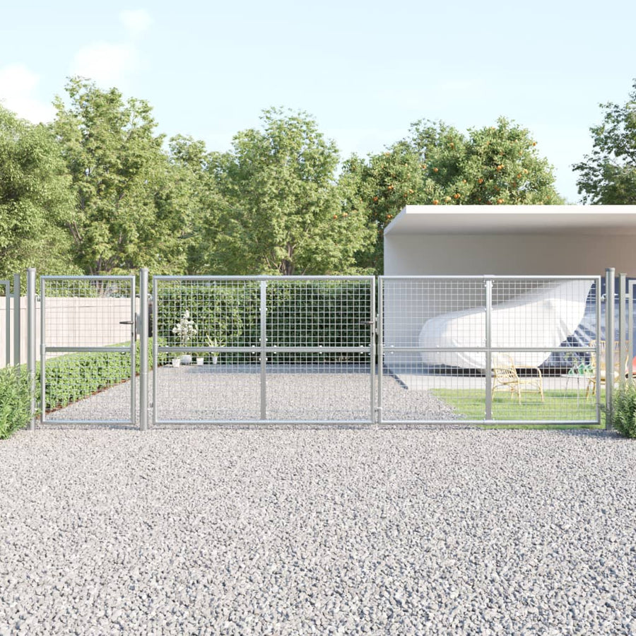 Tuinhek Van Gaas Zilverkleurig 500X125 Cm Gegalvaniseerd Staal
