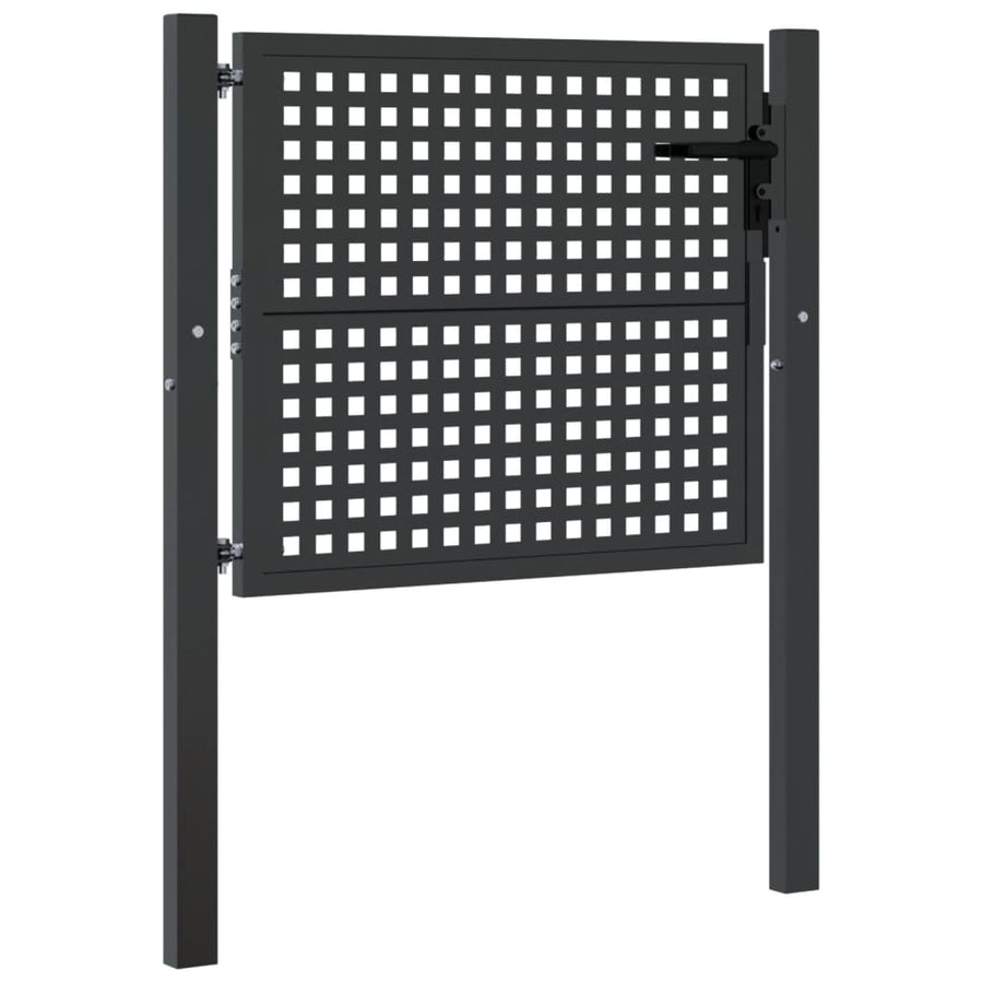 Poort Staal Antracietkleurig 105 x 125 cm