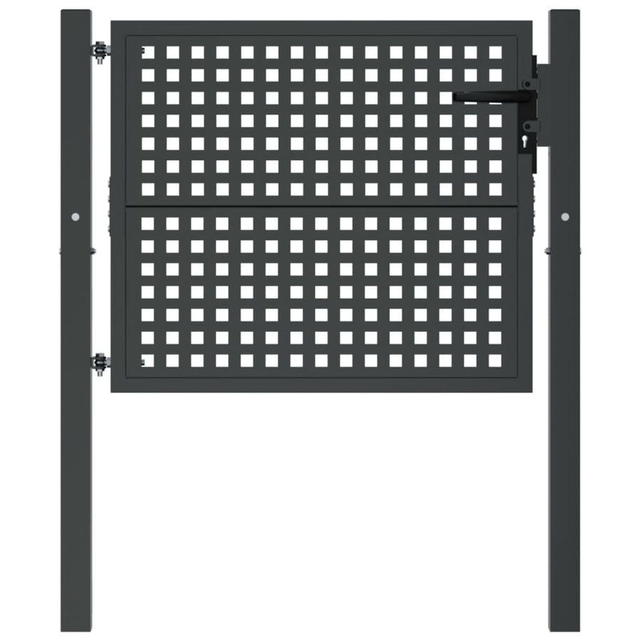 Poort Staal Antracietkleurig 105 x 125 cm