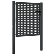 Tuinpoort Antraciet Staal 100 x 100 cm