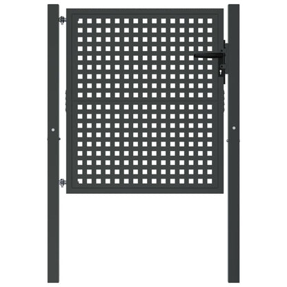 Tuinpoort Antraciet Staal 100 x 100 cm