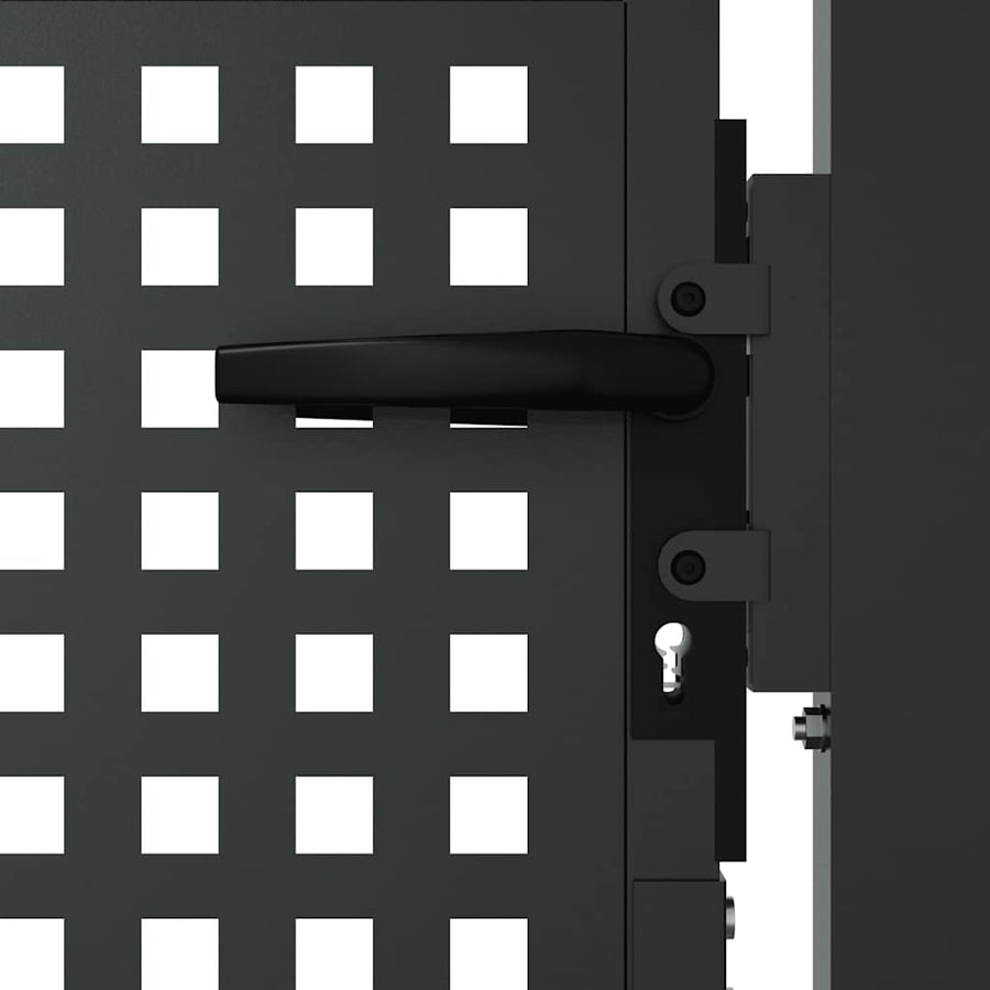 Tuinpoort Antraciet Staal 100 x 100 cm