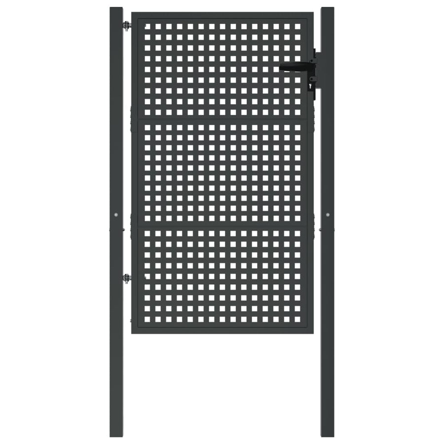 Poort Staal Antracietkleurig 105 x 175 cm