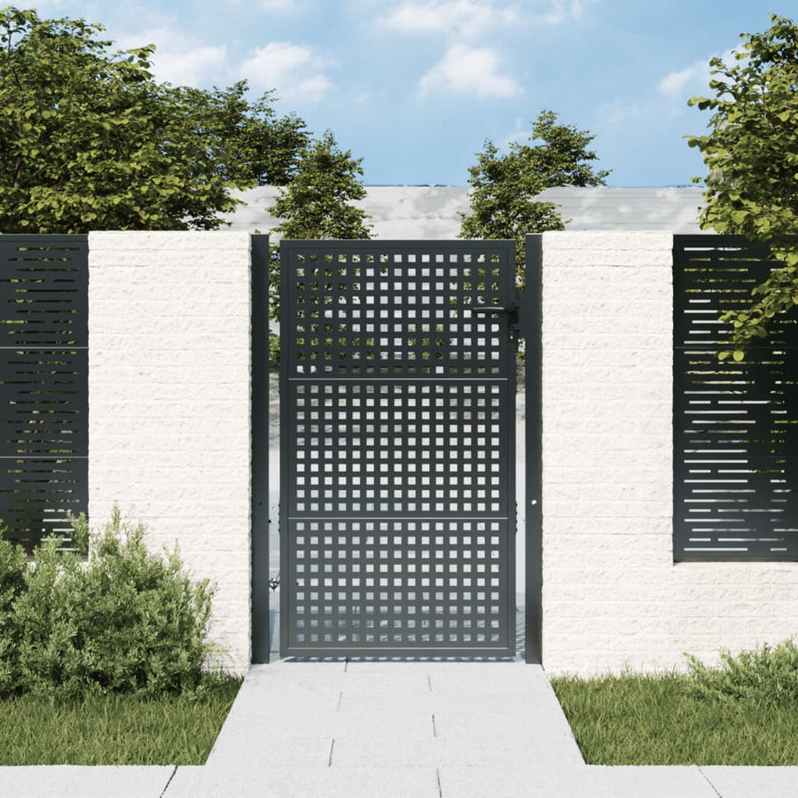 Poort Staal Antracietkleurig 105 x 175 cm