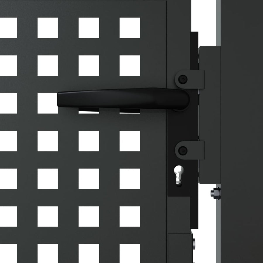 Tuinpoort Antraciet 105X150 Cm Staal 105 x 200 cm