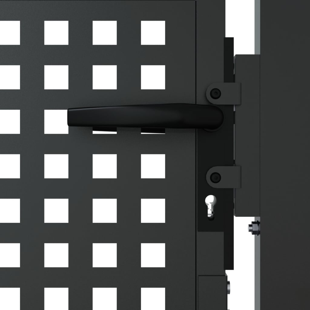 Tuinpoort Antraciet 105X175 Cm Staal 105 x 225 cm