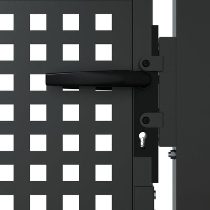 Tuinpoort Antraciet 105X175 Cm Staal 105 x 225 cm