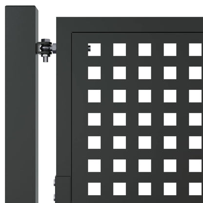 Tuinpoort Antraciet 105X175 Cm Staal 105 x 225 cm
