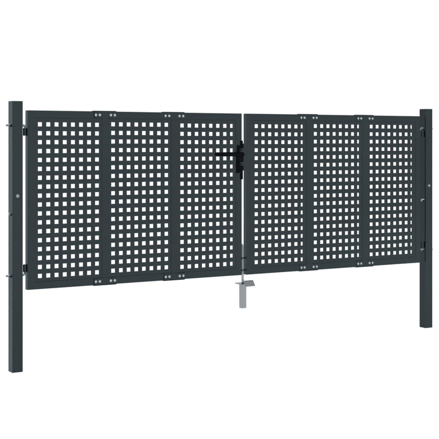 Poort Staal Antracietkleurig 300 x 150 cm