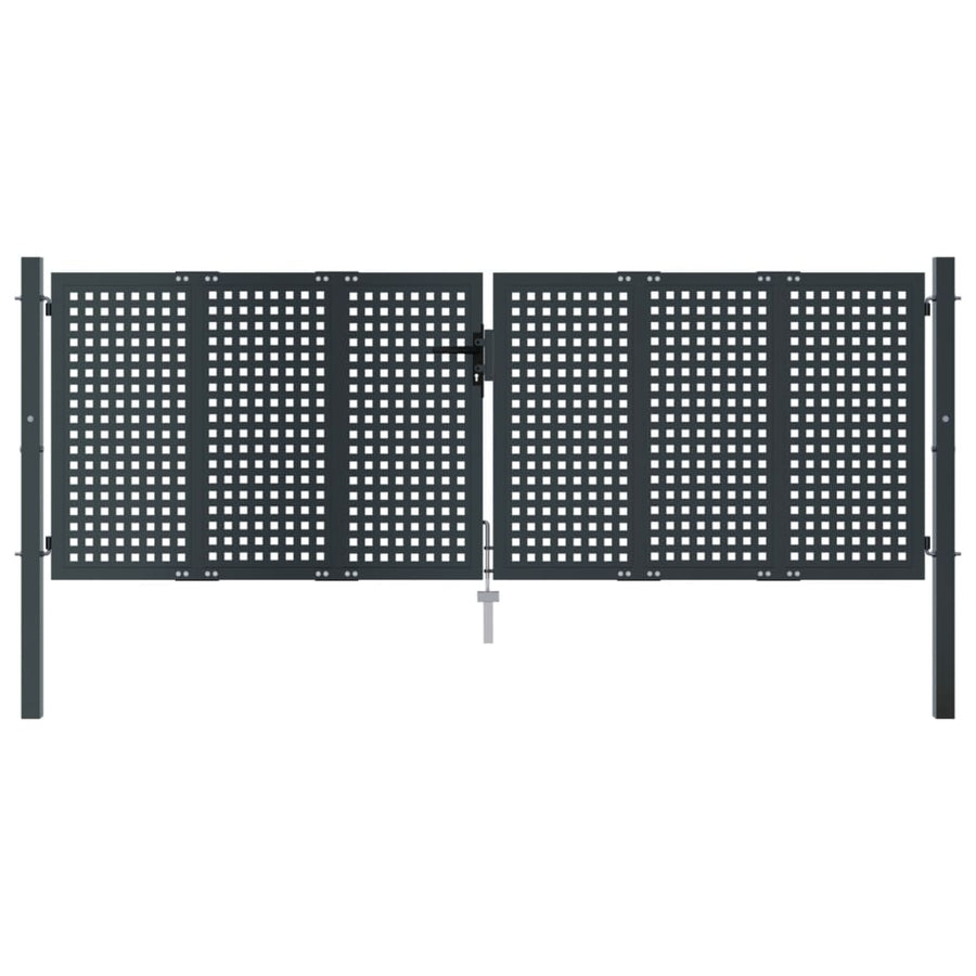 Poort Staal Antracietkleurig 300 x 150 cm
