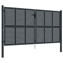 Poort 300X125 Cm Staal Antracietkleurig 300 x 175 cm