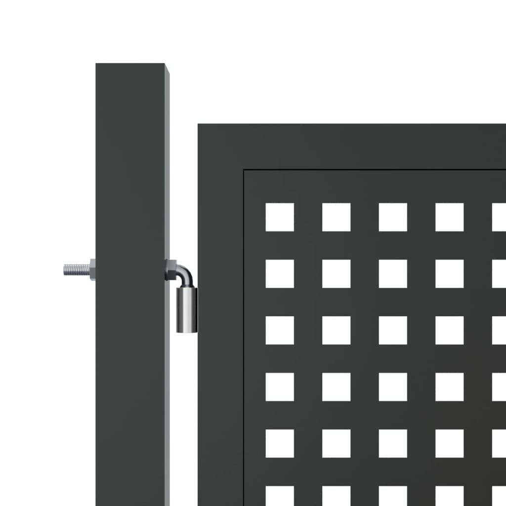 Poort 300X125 Cm Staal Antracietkleurig 300 x 175 cm