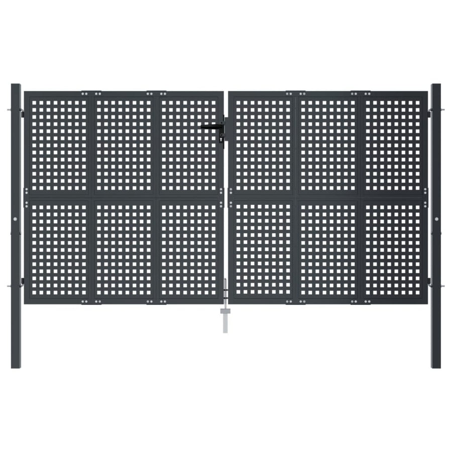 Poort Staal Antracietkleurig 300 x 200 cm