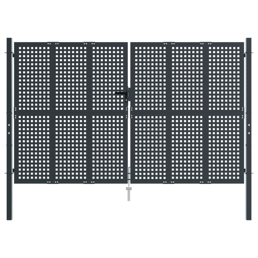 Poort Staal Antracietkleurig 300 x 250 cm