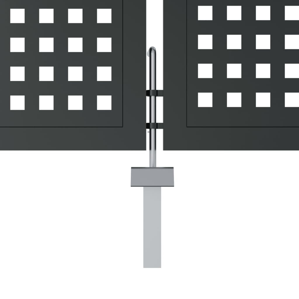 Poort Staal Antracietkleurig 400 x 200 cm