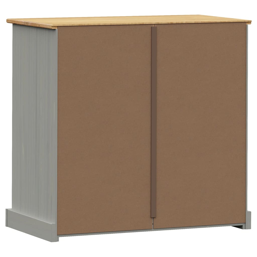 Ladekast VIGO 80x40x76 cm massief grenenhout grijs