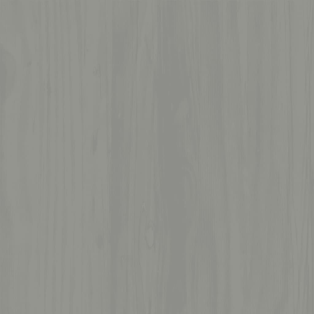Schoenenkast Vigo 60X35X96 Cm Massief Grenenhout Grijs