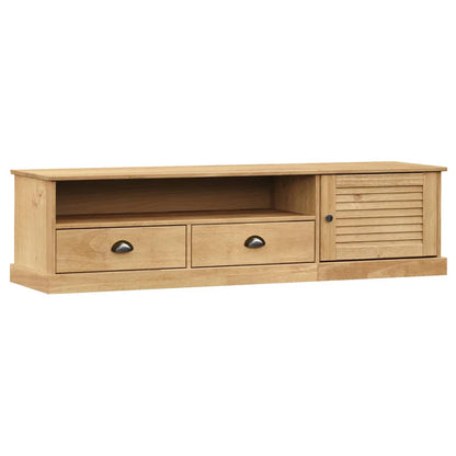 Tv-Meubel Vigo 56X40X40 Cm Massief Grenenhout Bruin