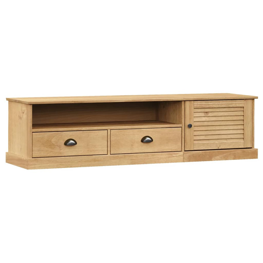 Tv-Meubel Vigo 56X40X40 Cm Massief Grenenhout Bruin